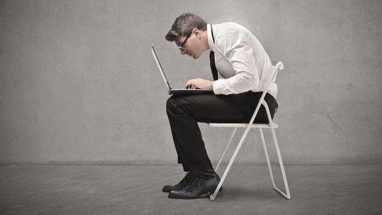 Stoop es la causa de la osteocondrosis